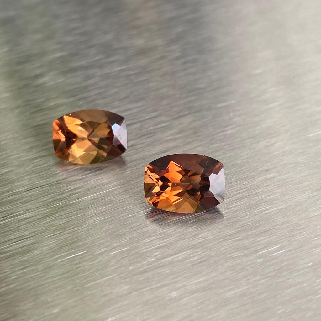 3.20 ctw matched pair of Oregon sunstones, Otzera OTZ-2026-01630