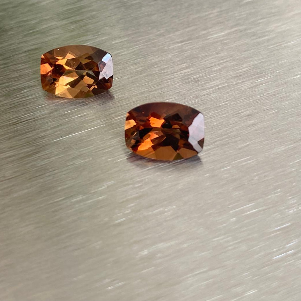 3.20 ctw matched pair of Oregon sunstones, Otzera OTZ-2026-01630