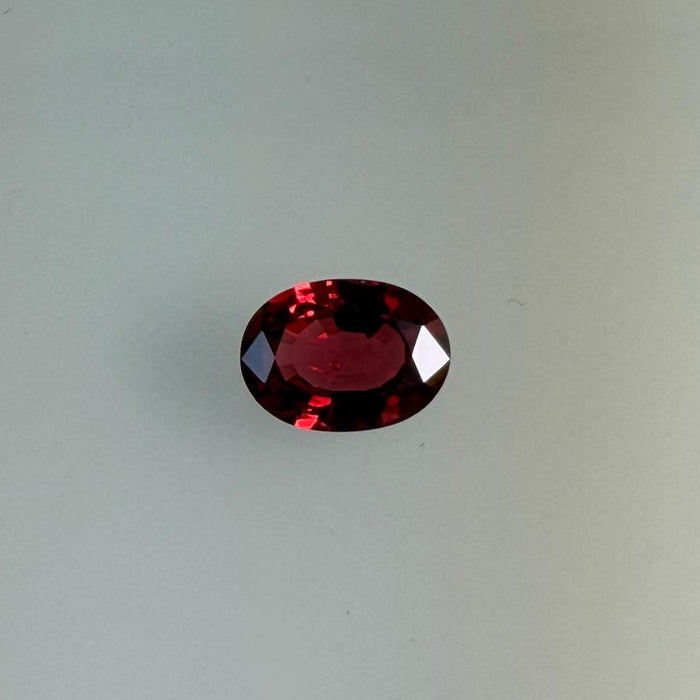 2.13 ct natural red spinel, close face-up view, Otzera OTZ-2026-01643