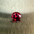 0.79 ct natural red spinel from Myanmar in an oval mixed cut, shown from multiple angles, Otzera OTZ-2026-01645