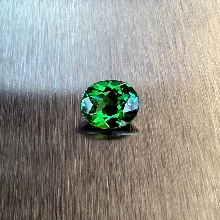 1.20 ct Brazilian blue-green tourmaline, oval modified brilliant cut, face-up view, Otzera OTZ-2026-01650
