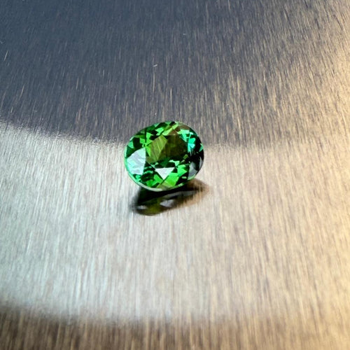 1.20 ct Brazilian blue-green tourmaline, oval modified brilliant cut, alternate face-up view, Otzera OTZ-2026-01650