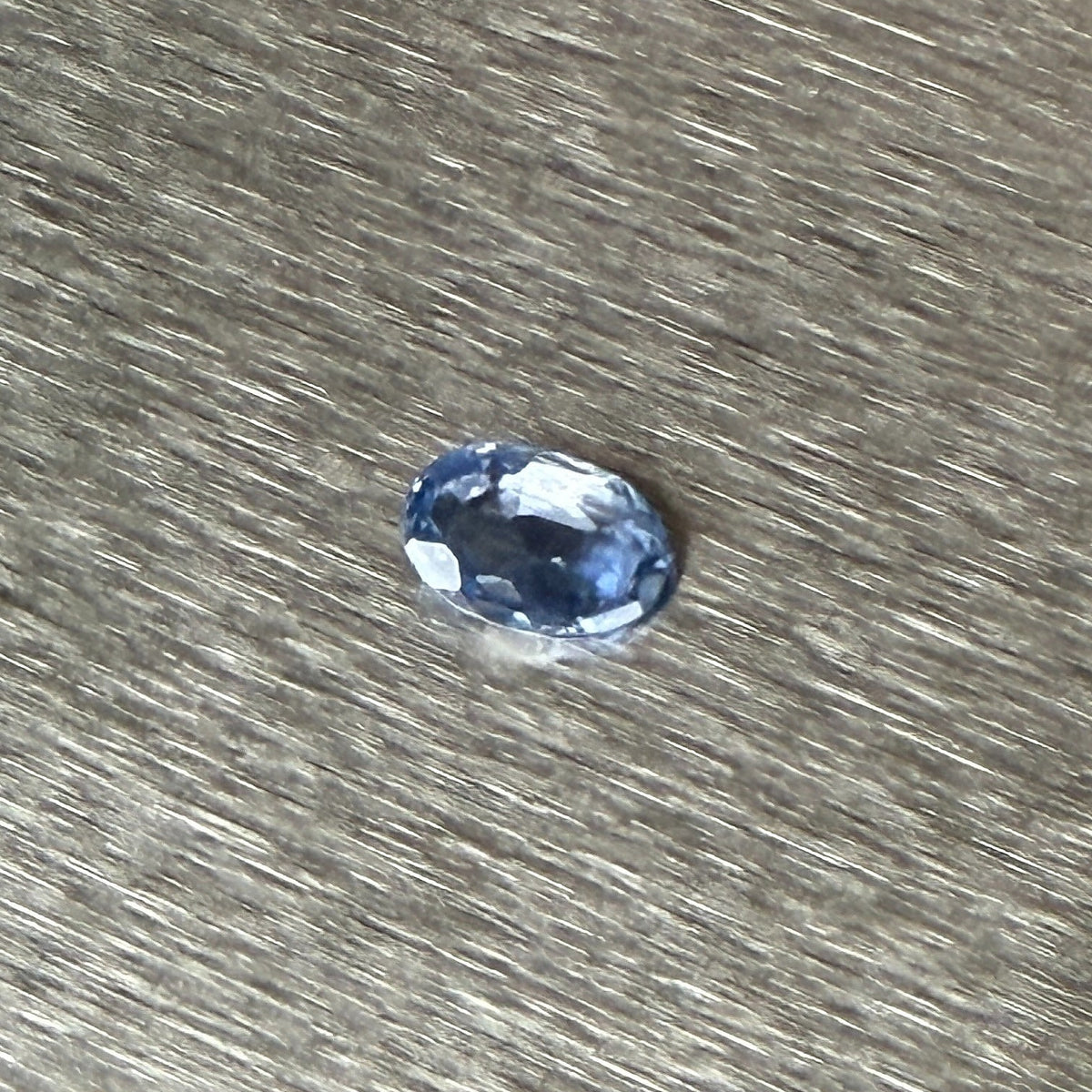 2.44 ct unheated Ceylon blue sapphire, oval mixed cut, face-up view, Otzera OTZ-2026-01672