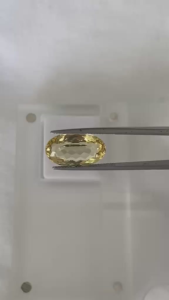 10.32 ct Natural Golden Beryl — Heliodor